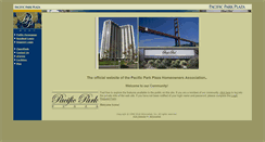 Desktop Screenshot of pacificparkplaza.net