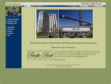 Tablet Screenshot of pacificparkplaza.net